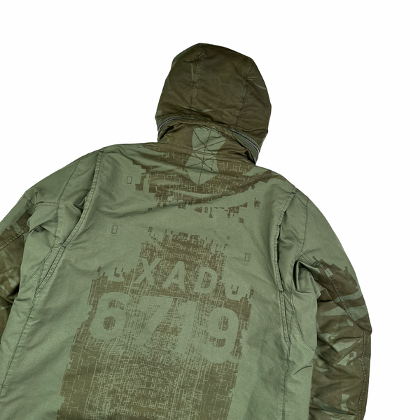 Stone Island 2017 David TC Shadow Project Green Print Jacket - XL