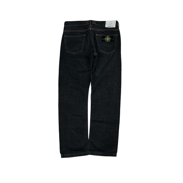Stone Island 2012 Black RE T Relaxed Jeans - Small