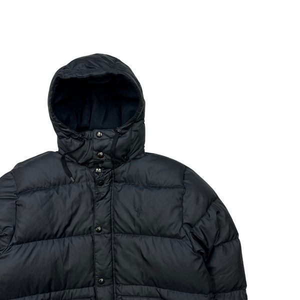 Ralph Lauren Black Puffer Thick Down Puffer Jacket - Large