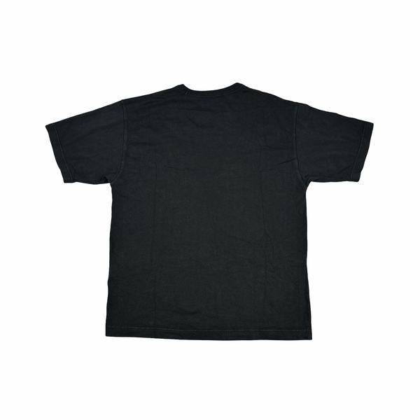 Stone Island 2024 Black Spellout Chest Pocket T Shirt - Small