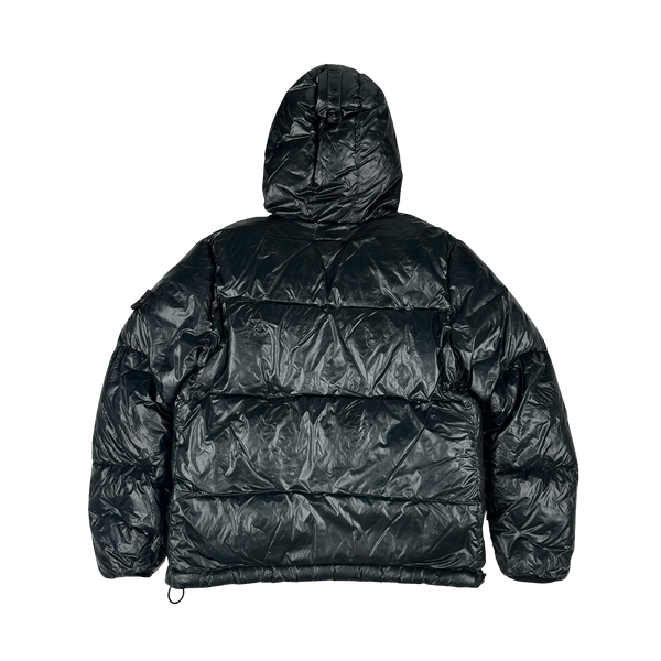 Stone Island 2017 Black Pertex Quantum Y Down Puffer Jacket - Large