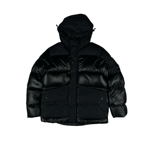 CP Company Black DD Shell Lense Viewer Puffer Jacket - XXL