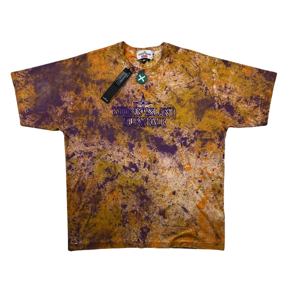 Stone Island x Supreme 2020 Paintball T Shirt - Medium