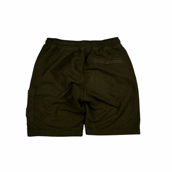 Stone Island 2023 Khaki Cotton Cargo Shorts - Large