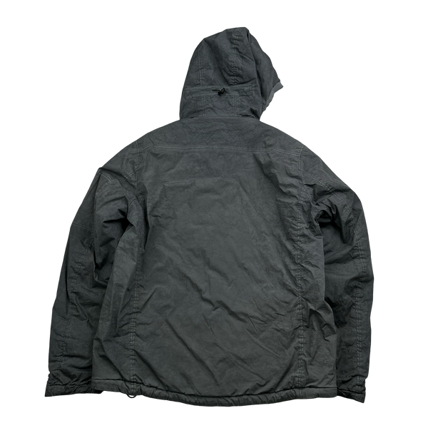 CP Company Grey Re-Colour Nycra Quilted Jacket - XL