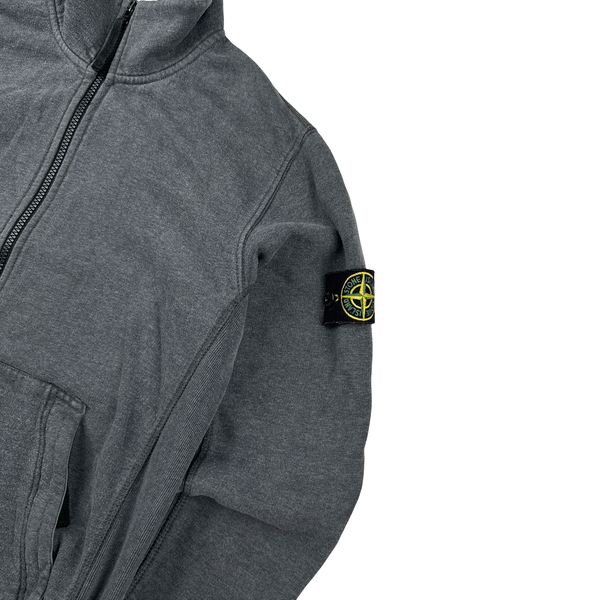 Stone Island 2015 Grey Zipped Jumper - Large