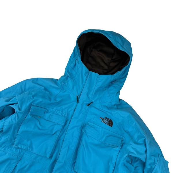 North Face Blue HyVent Rain Jacket - Medium