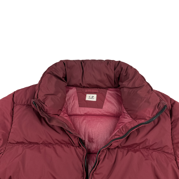 CP Company Marron Down Filled Nycra R Puffer Jacket - Large