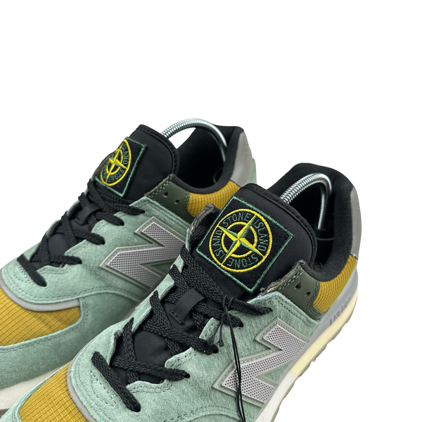 Stone Island x New Balance 574 Legacy Trainers - UK 12.5
