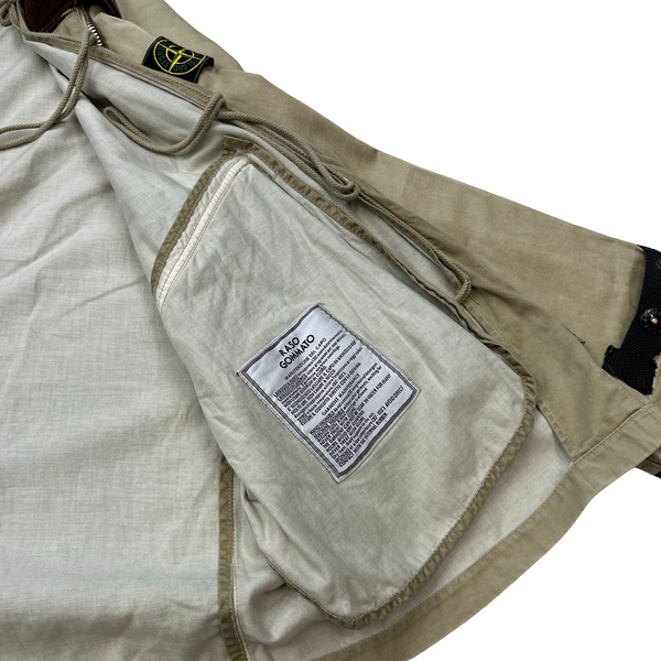 Stone Island Vintage 1994 Tan Raso Gommato Jacket - Large