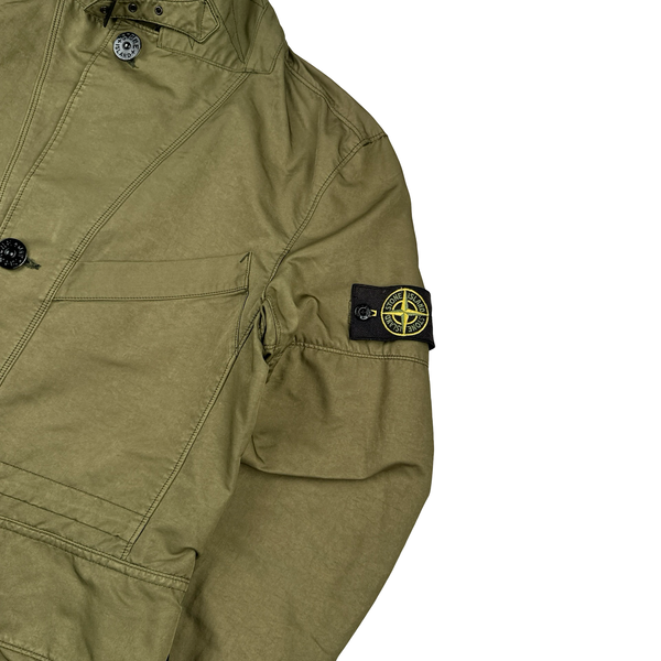 Stone Island 2009 Double Breasted Beige Jacket - Medium