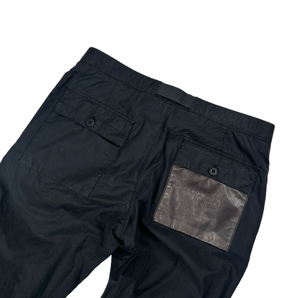 Stone Island 2015 Marina Black RE Cargo Trousers - Small