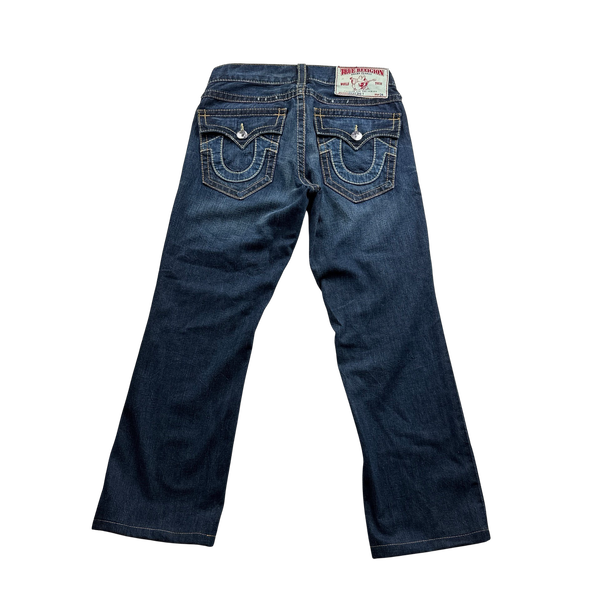 True Religion Ricky Big T Contrast Stich Denim Jeans - 34"