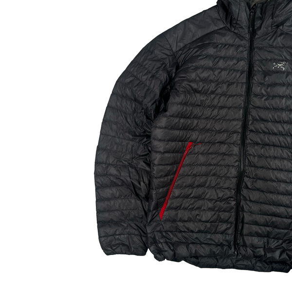Arcteryx Black Cerium SL Down Filled Zipped Hooded Jacket - Small