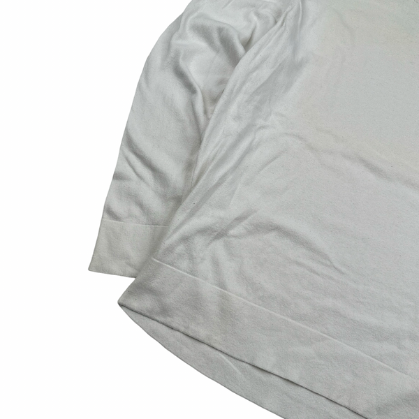 Stone Island White Cotton Crewneck - XL