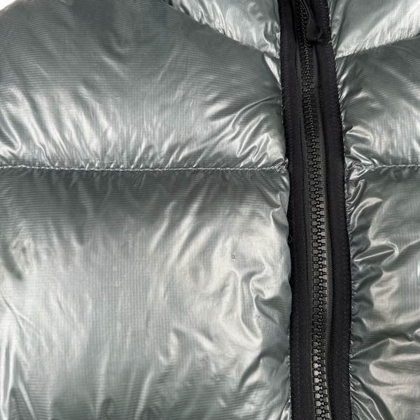 Stone Island 2017 Steel Grey  Pertex Quantum Y Down Puffer Jacket - Medium