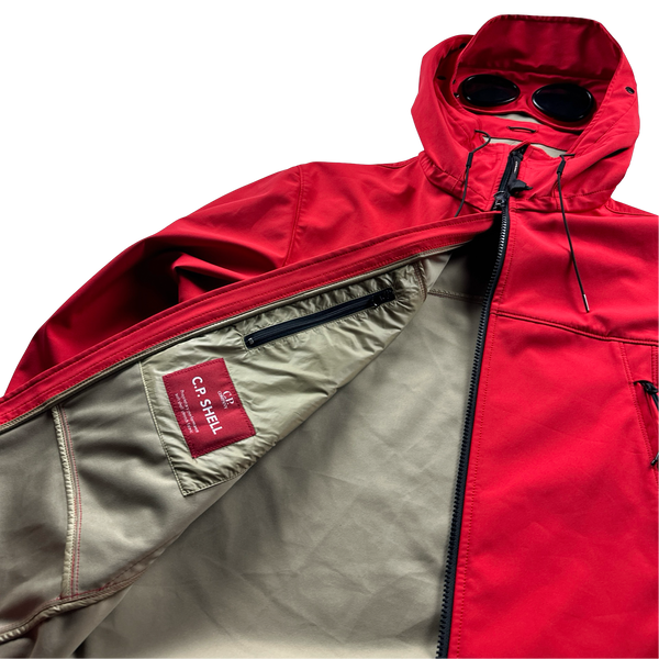 CP Company Red Soft Shell Jacket - Medium