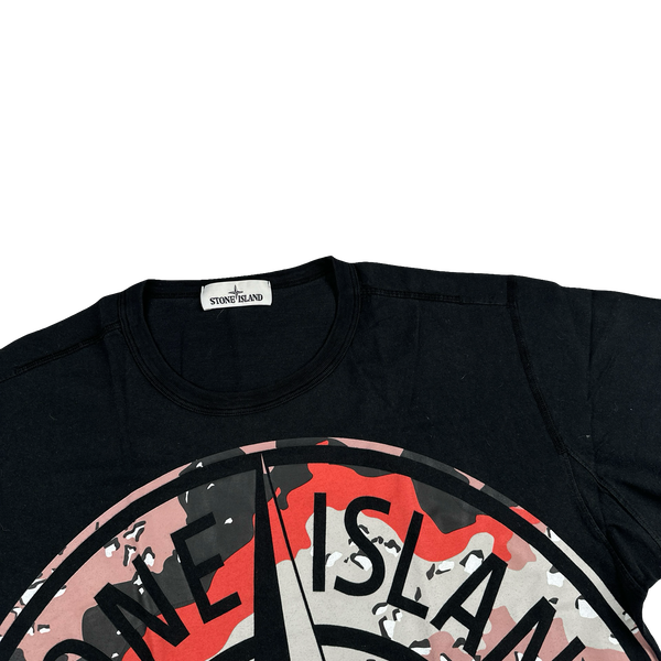 Stone Island 2020 Desert Camo Compass Cotton T Shirt - XL