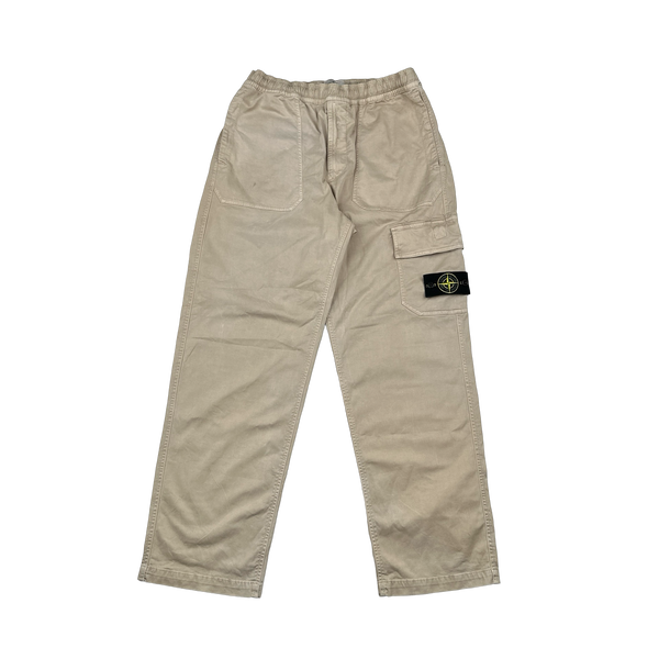 Stone Island 2023 Loose Fit Cargo Twill TC Trousers - 31"
