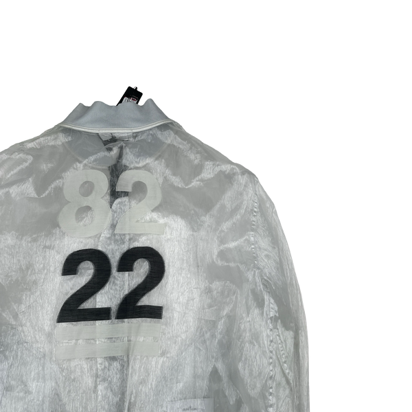 Stone Island 40th Anniversary White Piattina 82/22 Jacket - XXL