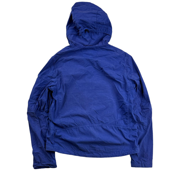 CP Company 50 Fili Blue Hooded Jacket - Large