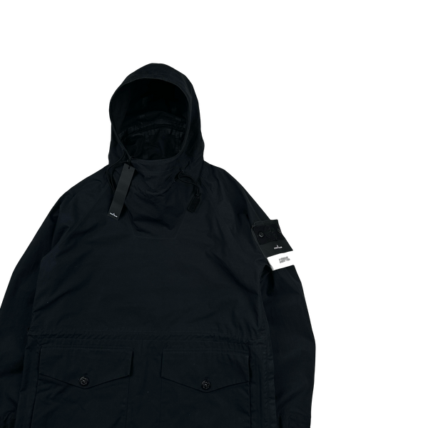 Stone Island 2022 Navy Ghost O-Venile Pullover Smock Jacket - Medium