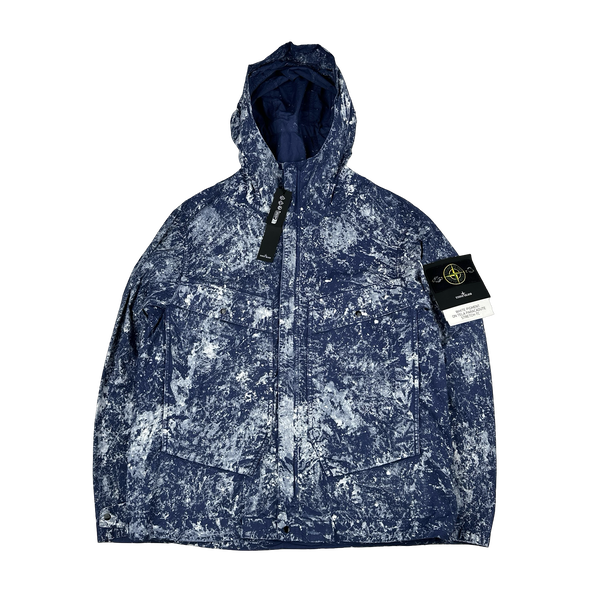 Stone Island 2025 White Pigment On Tela Paracadute Strech TC