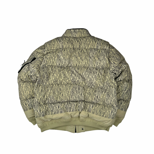 Stone Island 2021 Rain Camo Watro Reflective Down Puffer Jacket - XL