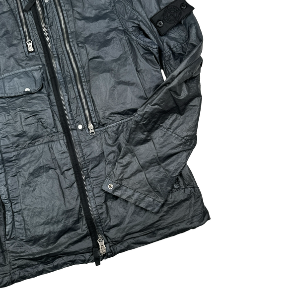 Stone Island Navy Opak Shadow Project Jacket - Medium