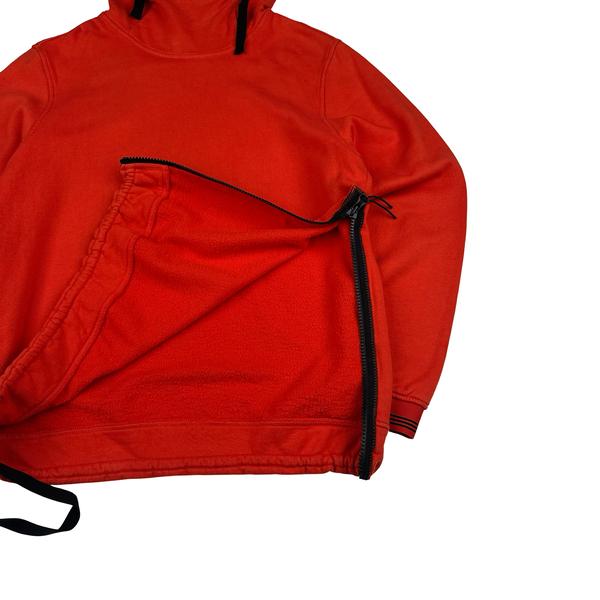 Adidas X CP Company Red Spellout Pull Over Hoodie - Medium
