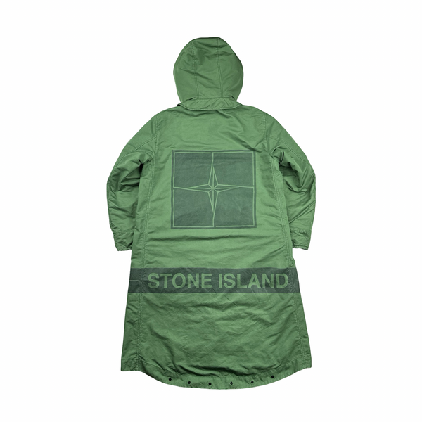 Stone Island 2022 Green David TC Primaloft Trench Coat - Medium