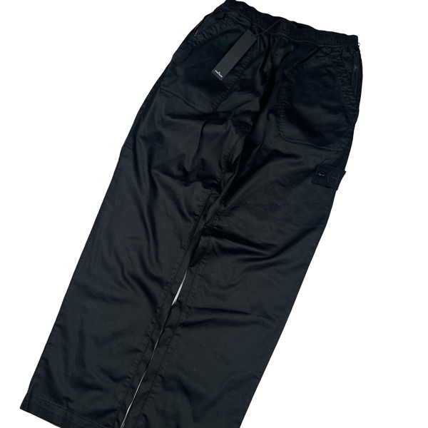 Stone Island 2022 Black Ghost Cargo RE T Trousers - 30"