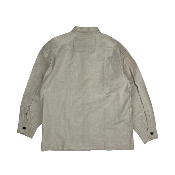 CP Company 90's Japan Exclusive Beige Multi pocket Linen Shirt - Small