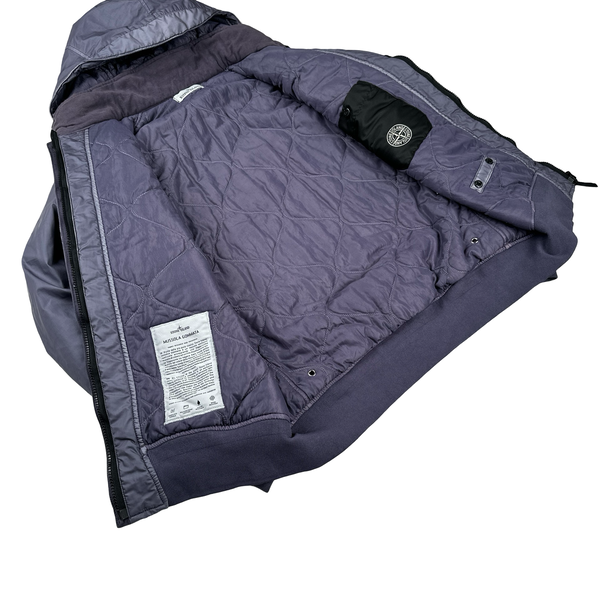 Stone Island 2015 Lavender Purple Mussola Gommata Quilted Jacket - XXL