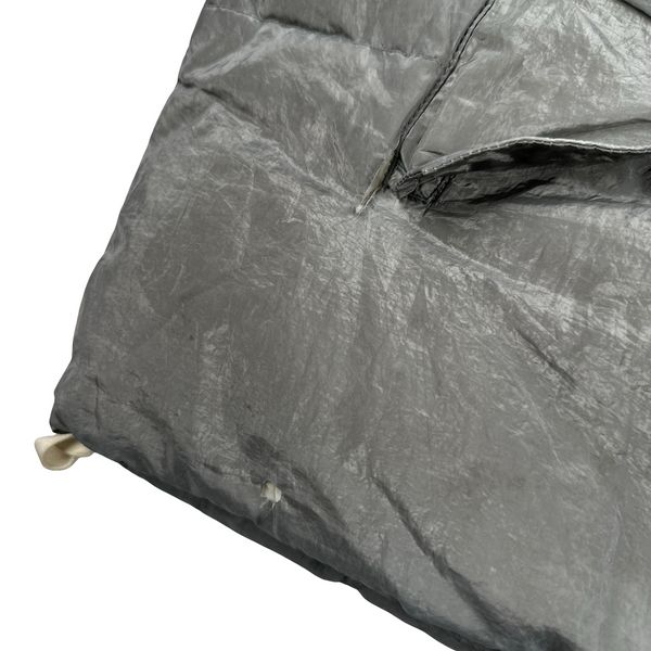 Stone Island AW2000 Hooded Silver Pure Metal Shell - Large