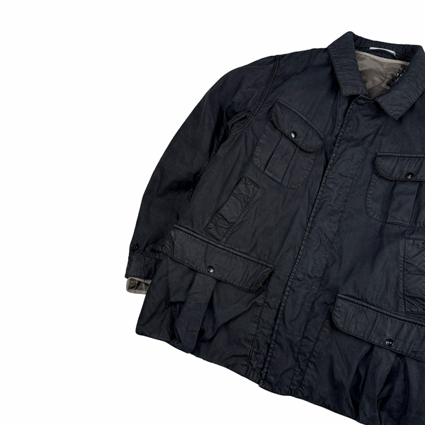 Stone Island 2006 Navy Multi Pocket Dutch Rope Lined Jacket - XXL