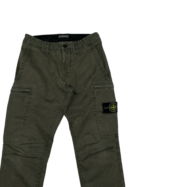 Stone Island 2014 Green SK Cargo Trousers - 28"