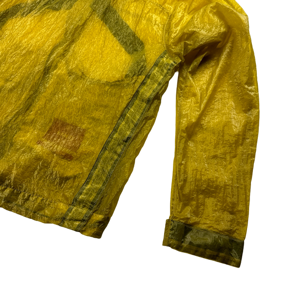 CP Company Yellow Garment Dyed Nylon Kan D Shell Jacket - Small