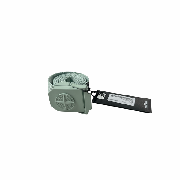 Stone Island Baby Blue Buckled Belt