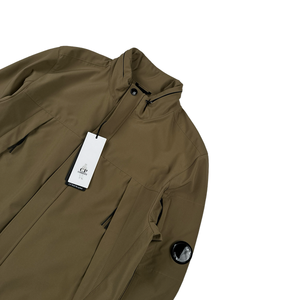 CP Company Camel Soft Shell R Bomber Jacket - Small