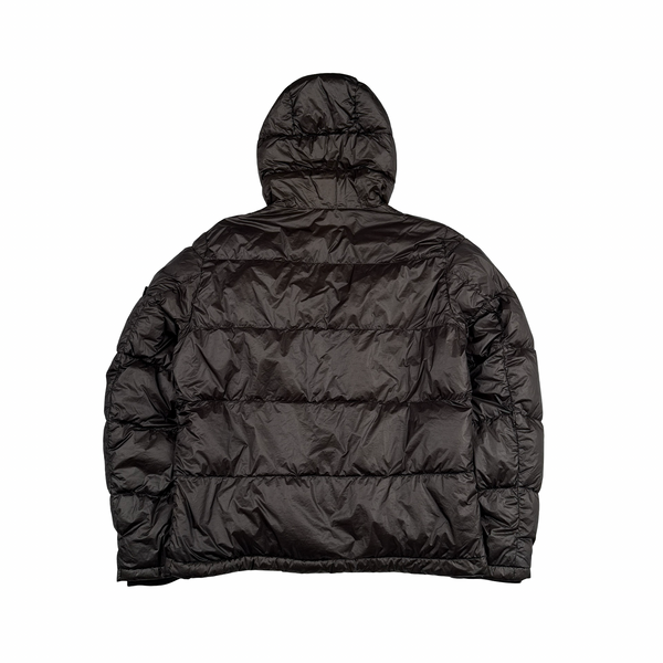 Stone Island 2012 Brown Garment Dyed Puffer Jacket - Large