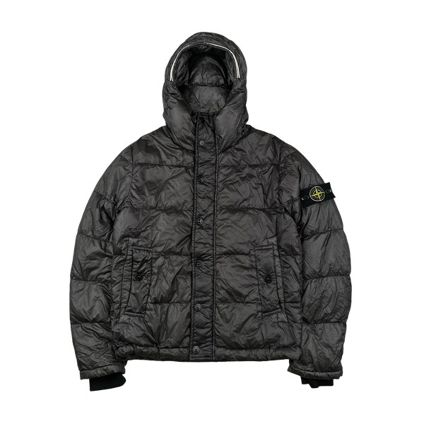 Stone Island 2013 Grey Garment Dyed Puffer Jacket - Small