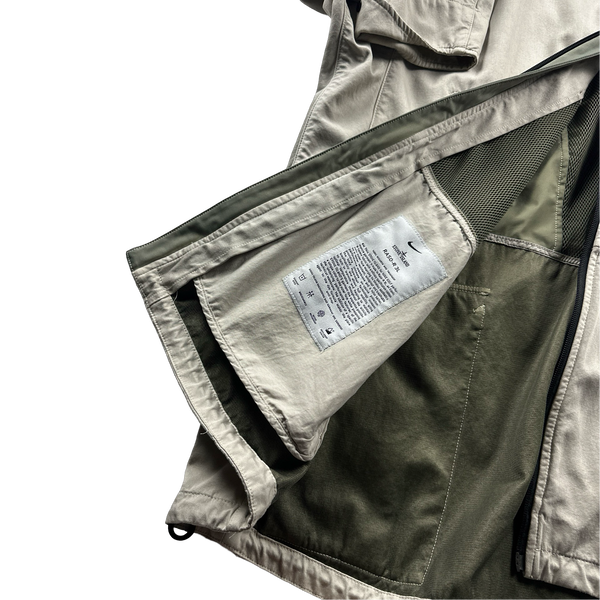 Stone Island x Nike Beige Raso R Nylon Windbreaker Jacket - XXL