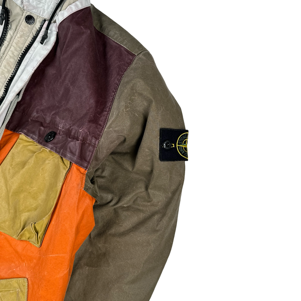 Stone Island 2019 Tela Placcata Bicolore Hooded Jacket - Small