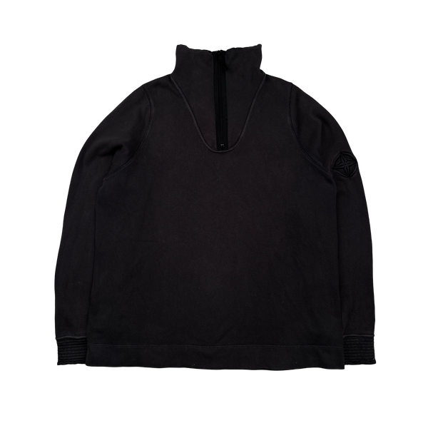 Stone Island 2004 Navy Cotton Vintage Pullover Jumper - XXL