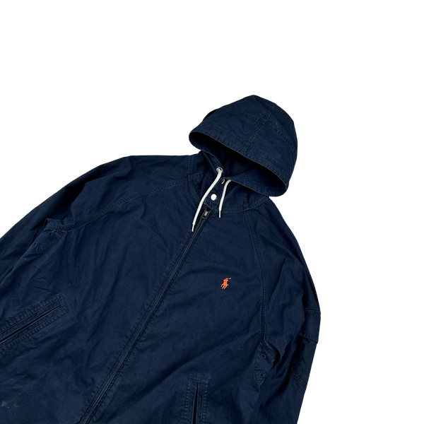 Ralph Lauren Navy Cotton Jacket - Medium