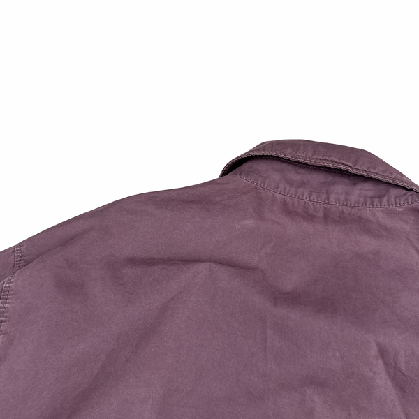 Stone Island 2020 Purple Zipped Overshirt - Large