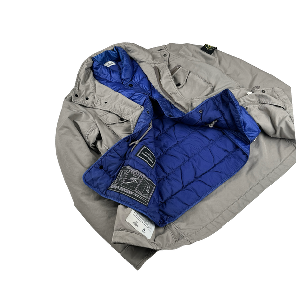 Stone Island 2010 30th Anniversary David-TC Grey Dutch Rope Down Liner Field Jacket - XL