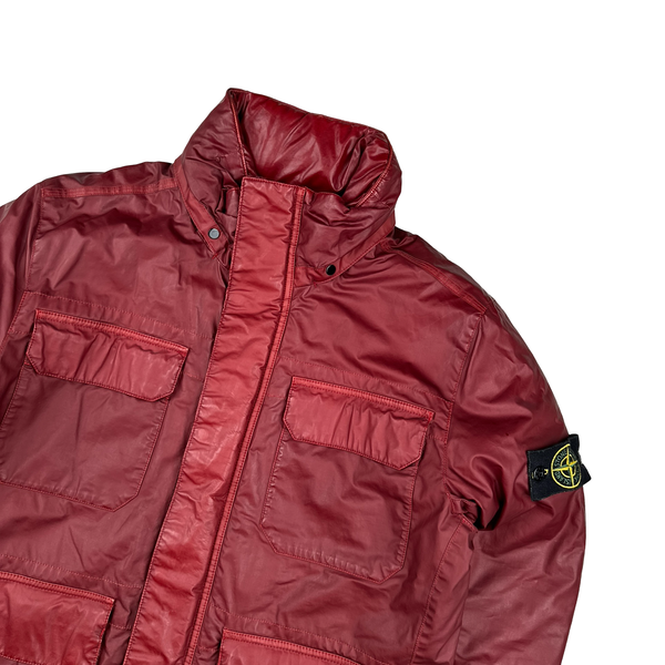 Stone Island 2011 Multipocket Mussola Gommato Jacket - Large