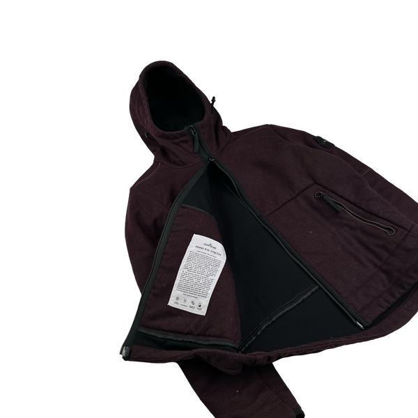 Stone Island 2017 Burgundy Panno R 4L Stretch Jacket - Small